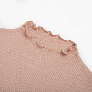 Водолазка женская MINAKU: Basic line, светло-бежевая