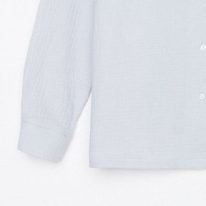 Комплект домашний женский (рубашка, брюки) KAFTAN Basic размер, серо-голубой