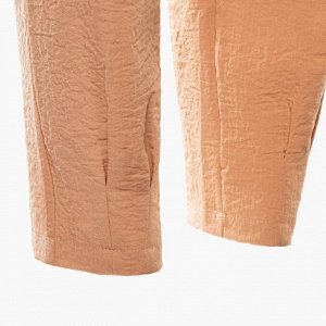 Комплект женский повседневный (жакет и брюки), цвет бежевый