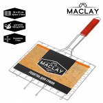 Решётка-гриль универсальная Maclay, нержавеющая сталь, размер 50 x 34 см, рабочая поверхность 34 x 23 см