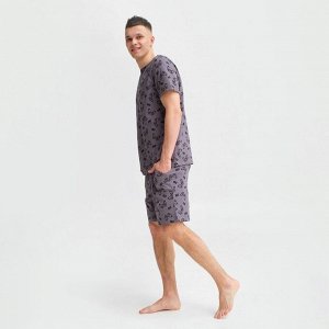 Пижама мужская KAFTAN "Game", серый