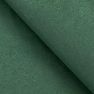 Бумага упаковочная тишью, темно-зелёная, 50 х 66 см