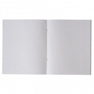 Комплект тетрадей из 6 шт, 48 листов в клетку "Фигуры", бумажная обложка, блок №2