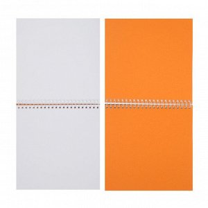 Скетчбук Calligrata, 195 х 195 мм, 55 листов, твёрдая обложка, "Волк", металлизированный картон с объёмным рисунком, блок 80 г/м2 + 5 листов тонированной бумаги