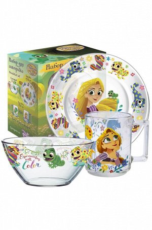 Набор детской посуды Рапунцель Disney