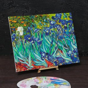 Картина по номерам на холсте с подрамником «Ирисы» Винсент ван Гог 40х50 см