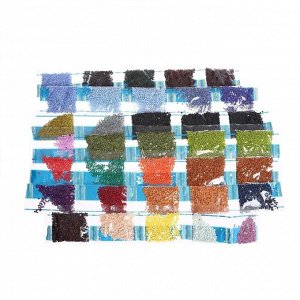 Алмазная мозаика с полным заполнением «Домик в цветах» 50x60 см, на подрамнике