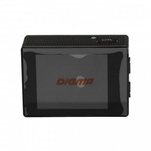 Видеорегистратор Digma FreeDrive Action 4K, 8Mpix, 2160x3840, 2160p, черный