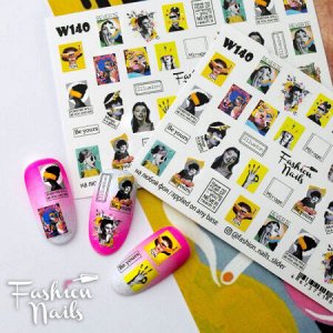 Слайдеры Fashion Nails White 140