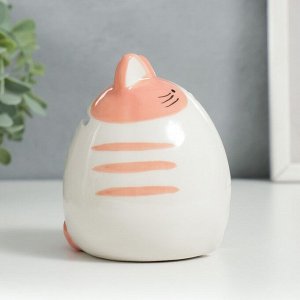 Копилка керамика "Котёнок полосатый" 9,5х8,5х8,5 см