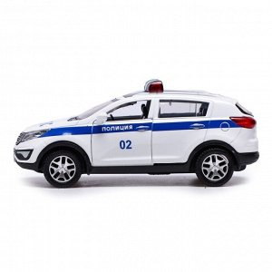 Машина металлическая KIA SPORTAGE R-Police, 1:39, инерция, открываются двери