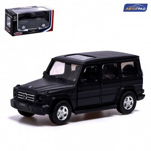 Автоград Машина металлическая MERCEDES-BENZ G350D, 1:42, инерция, открываются двери, цвет чёрный