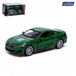 Машина металлическая BMW M850i, 1:44, инерция, открываются двери, цвет красный