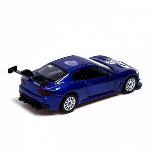 Машина металлическая MASERATI GRAN TURISMO MC GT4, 1:43, инерция, цвет синий