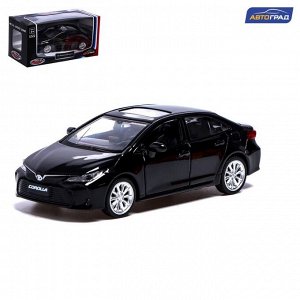 Машина металлическая TOYOTA COROLLA HYBRID, 1:43, инерция, открываются двери, цвет красный