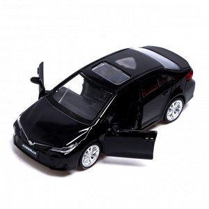 Машина металлическая TOYOTA COROLLA HYBRID, 1:43, инерция, открываются двери, цвет красный