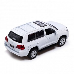 Время игры Машина металлическая LEXUS LX570, 1:43, инерция, открываются двери, цвет чёрный