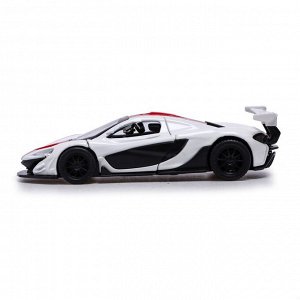 Машина металлическая Mclaren P1 GTR, 1:40, инерция, открываются двери, цвет жёлтый