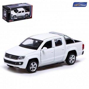 Машина металлическая VOLKSWAGEN AMAROK, 1:46, инерция, открываются двери, цвет белый