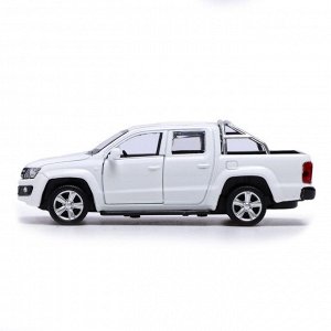 Машина металлическая VOLKSWAGEN AMAROK, 1:46, инерция, открываются двери, цвет белый