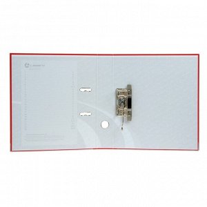 Папка-регистратор А4, 50 мм, PP Lamark, полипропилен, металлическая окантовка, карман на корешок, собранная, красная