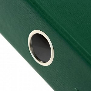 Папка-регистратор А4, 50 мм, PP Lamark, полипропилен, металлическая окантовка, карман на корешок, собранная, зелёная
