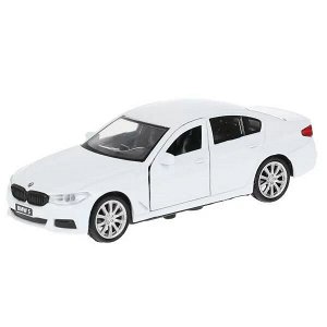 5ER-12-WH Машина металл BMW 5-ER SEDAN M-SPORT 12 см, двери, багаж, бел, кор. Технопарк в кор.2*36шт