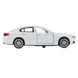 5ER-12-WH Машина металл BMW 5-ER SEDAN M-SPORT 12 см, двери, багаж, бел, кор. Технопарк в кор.2*36шт