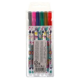 GPM-68047-ENCH Ручки гелевые ЭНЧАНТИМАЛС металлик, 6 цветов Умка в кор.6*24наб