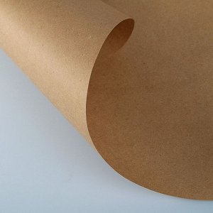 Бумага упаковочная крафт без печати, 75 г/м² ,0,72 х 50 м