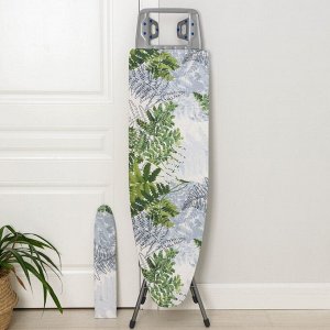 Доска гладильная Nika «Белль Классик 2», 122x34 см, два положения высоты 70, 80 см, европодставка, МИКС