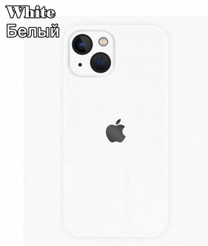 Premium Стеклянный Силиконовый чехол для Iphone с защитой камеры