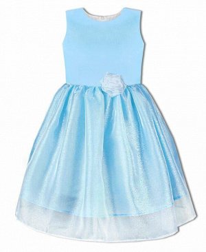 Радуга дети Голубое платье для девочки Цвет: голубой