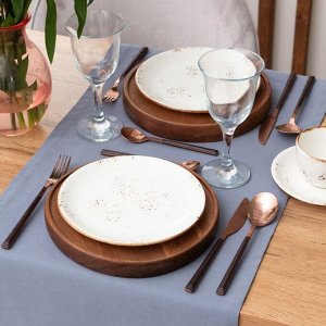 Дорожка на стол Этель Kitchen 40*150 +/-5 см, синий, 100% хлопок, саржа 220 г/м*
