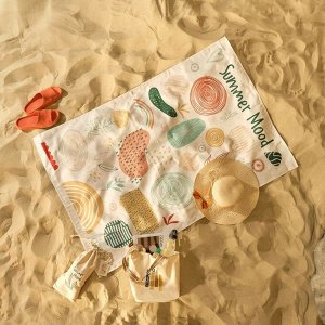 Полотенце пляжное  Summer mood 96х146 см, 100% хлопок