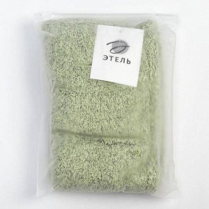 Чалма для сушки волос Этель «Меланж», цв.зеленый, 65*25 см, 100% п/э
