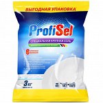 Соль для посудомоечных машин ProfiSel крупнокристаллическая, 3 кг