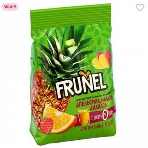 «Frunel», мармелад пектиновый с соком апельсина, малины и ананаса, 250 г