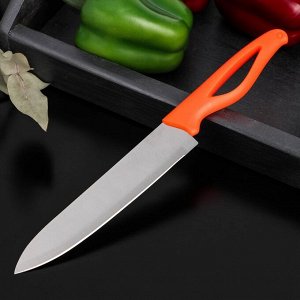 Нож кухонный Доляна «Раймонд», лезвие 17 см, цвет МИКС