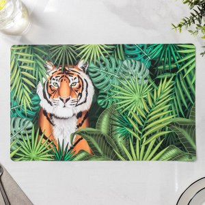 Салфетка сервировочная на стол Доляна «Тигр», 26x41 см