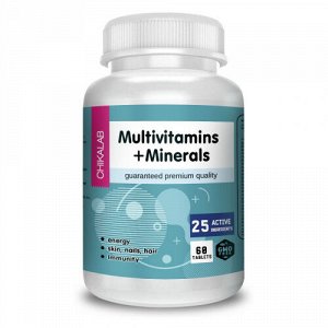 Chikalab Мультивитамины и минералы, 60 кап.