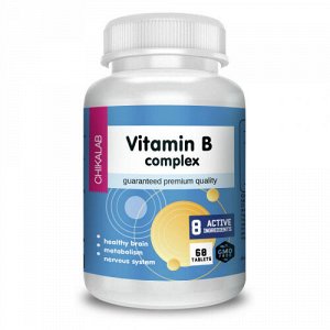 Chikalab Комплекс витаминов группы B, 60 кап.