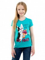 Футболка для девочек Baby Style МД 001. Короткий рукав, с принтом. 100%Хлопок. пр. Узбекистан.