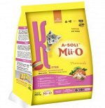 A-SOLI Mii-O для котят Премиум Домашняя птица, лосось 0,4кг *18