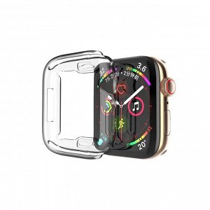 Чехол для часов TPU Case для "Apple Watch 45 mm" (transparent)