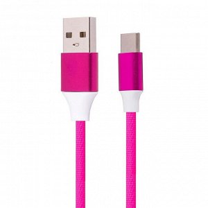 Кабель USB - Type-C Kurato RORI-T220  100см 2,5A (rainbow/white)