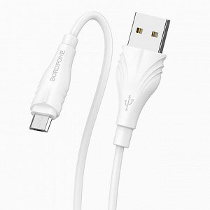 Кабель USB - micro USB Borofone BX18 Optimal, 300 см, (white)