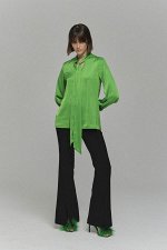 Charmstore / Блуза с бантом (зеленый)