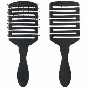 Щетка для быстрой сушки волос продувная Black FLEX DRY Wet Brush