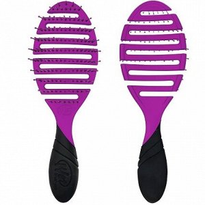 Щетка для быстрой сушки волос продувная Purple FLEX DRY Wet Brush